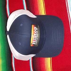 Hilltop Camper And RV Stitched Logo Trucker Mesh Hat Cap New